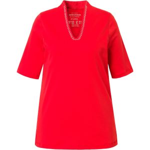 Ulla Popken Shirt  knalrood
