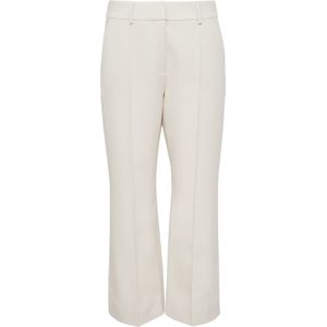 comma - Cropped Flared Broek - Middelhoge Taille - Stretchkatoen