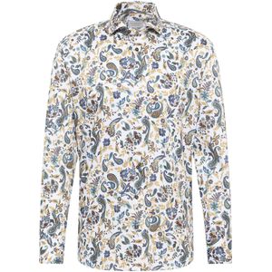 Eterna - MODERN FIT - Overhemd - Mosterdgeel - Lange Mouwen - NON IRON