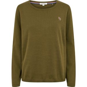 U.S. POLO ASSN. Trui 'May'  olijfgroen