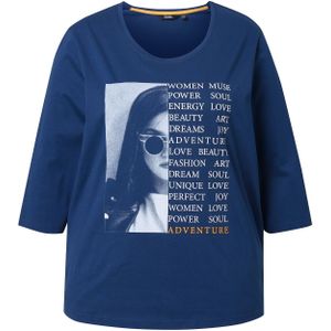 Ulla Popken Shirt  donkerblauw