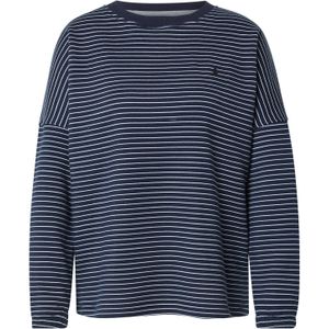 Alife and Kickin - DeniseAK Z - Sweatshirt - Marine/Wit - Losse Pasvorm