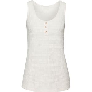 Imprimé - Top - Peach - Kreukvrije Crêpe-kwaliteit - Ronde Hals