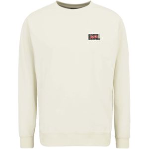 Oldskull Sweatshirt 'Asian Futurism Rider'  rood / zwart / offwhite