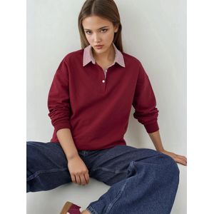 Hiccup Sweatshirt  bourgogne / wit