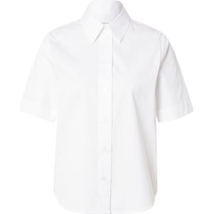 Seidensticker - Overhemdblouse - Wit - 1/2 Kraag Uni