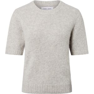 Samsøe Samsøe - Sajeanne - Gebreide Trui - Grijs