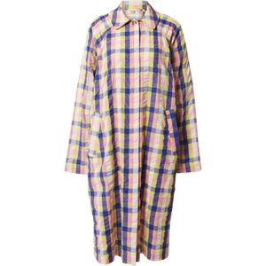 Monki Tussenmantel  blauw / geel / rosa / wit