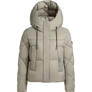 khujo Winterjas 'Dafna'  lichtgrijs