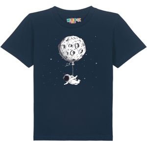 watabout.kids Shirt 'Funny Spaceman'  navy / wit