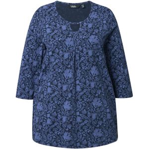 Ulla Popken Shirt  marine / zwart