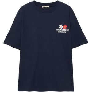 Pull&Bear Shirt  ecru / navy / rood / wit