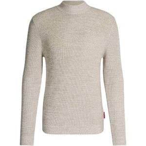 Joop Jeans - Orlinor - Gebreide Trui - Medium Beige - Met Opstaande Kraag