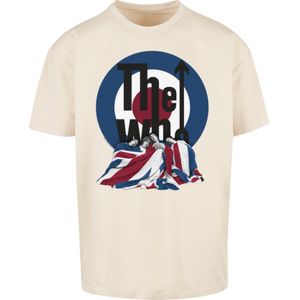 F4NT4STIC Shirt 'The Who Flag Blanket'  ivoor / blauw / rood / zwart