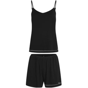 Karl Lagerfeld Korte pyjama  zwart / wit