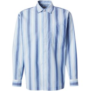 SCOTCH & SODA Overhemd  saffier / lichtblauw / offwhite