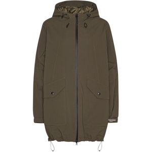 ILSE JACOBSEN Functionele jas  donkerbruin