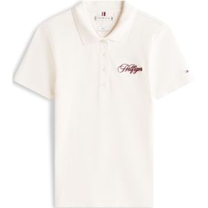 TOMMY HILFIGER - Shirt - Wijnrood/Wit - Poloshirt