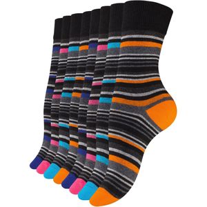 Vincent Creation Sokken  hemelsblauw / oranje / pink / zwart