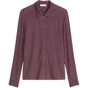 Marc O'Polo Blouse  wijnrood / donkerrood / wit