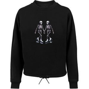 F4NT4STIC Sweatshirt  zwart / wit