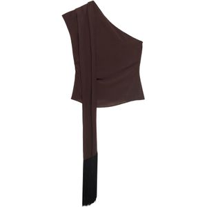 MANGO Blouse 'FLEQUI'  bruin