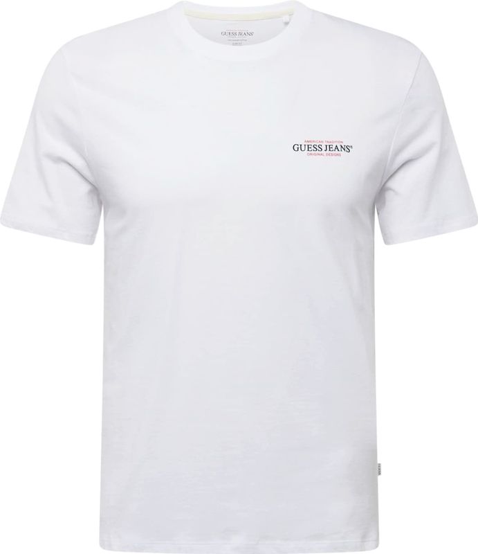 Guess - Gj Cn Slim American Tr - T-shirt - Zwart - Biologisch Katoen