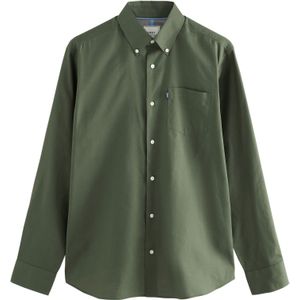Next Overhemd  donkergroen
