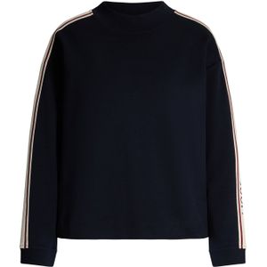 JOOP! Trui 'Tamera'  beige / donkerblauw / rood