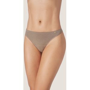 zd ZERO DEFECTS Broekje 'Thong in Soft Soy Fibre'  bruin