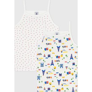 PETIT BATEAU Shirt  blauw / geel / rood / wit