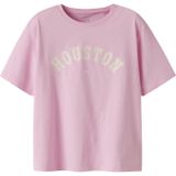 NAME IT - NKFKASSANDRA - T-shirt - Rosa / Offwhite