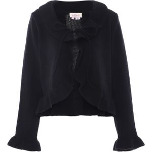 aleva Gebreid vest  zwart