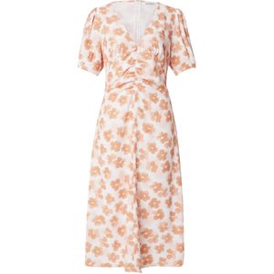 GLAMOROUS Jurk  abrikoos / pasteloranje / wit