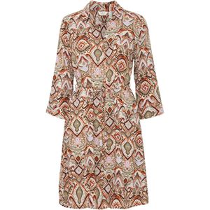 b.young Blousejurk 'Joella'  roestbruin / olijfgroen / kreeft / rosé