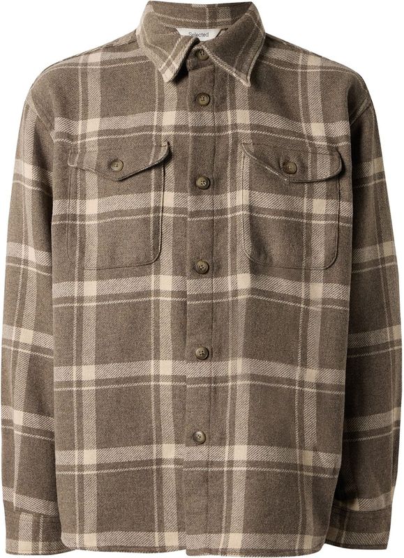 SELECTED HOMME - LosePablo - Overhemdjack - Gemêleerd - Regular Fit