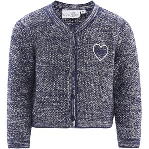 happy girls Gebreid vest  navy / wit