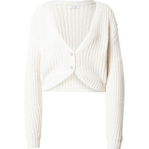 MYLAVIE by Sarah Harrison Gebreid vest  offwhite