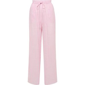 Calli Broek 'STRIPE'  pink / wit