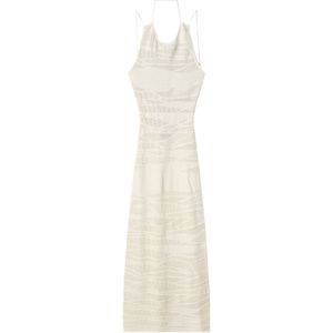 Bershka Gebreide jurk  ecru