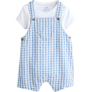 Next Set  azuur / wit