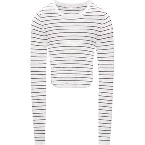 Pull&Bear Trui  zwart / wit