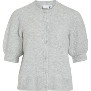 VILA Gebreid vest 'VIELLIE'  grijs