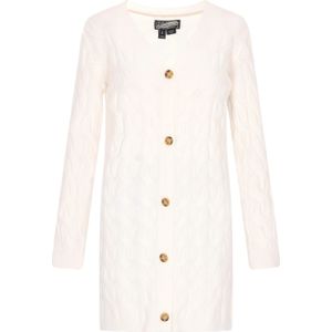 DreiMaster Vintage Gebreid vest  wolwit