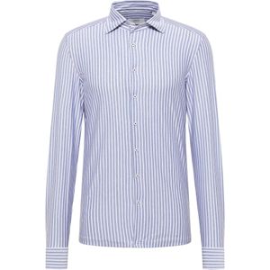 Eterna - Overhemd - Donkerblauw - Slim fit - NON IRON (strijkvrij)
