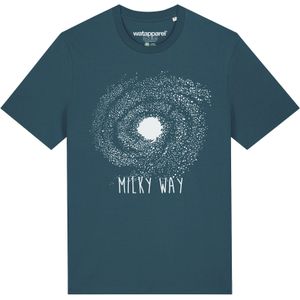Watapparel Shirt ' Milky way '  petrol / wit