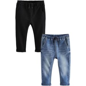 Next - Jeans - Blauw Denim - 2 Pack - Regular Fit
