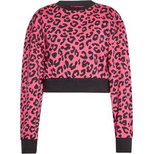 swirly Sweatshirt  lichtroze / zwart