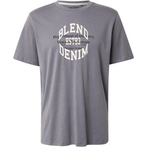 BLEND Shirt 'BHKILIAN'  donkergrijs / zwart / wit