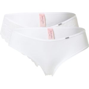 Hunkemöller - Slip - Wit - 2 Pack - Mid Waist - Kant